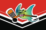 velké logo klubu HC Manťáci
