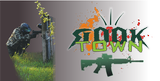 velké logo klubu Paintball - Rooktown - Domažlice