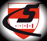 velké logo klubu Speedminton Brno