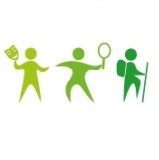 velké logo klubu Fungujeme aktivně-badminton