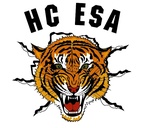 velké logo klubu HC Esa Praha