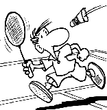velké logo klubu Badminton Zlín