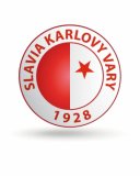 velké logo klubu FC Slavia Karlovy Vary - starší žáci U-15 (2004)
