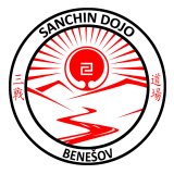 velké logo klubu Sanchin Dojo
