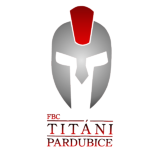 velké logo klubu FBC Titáni Pardubice