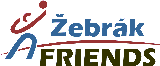 velké logo klubu Žebrák Friends