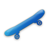 velké logo klubu Riding Skateboard